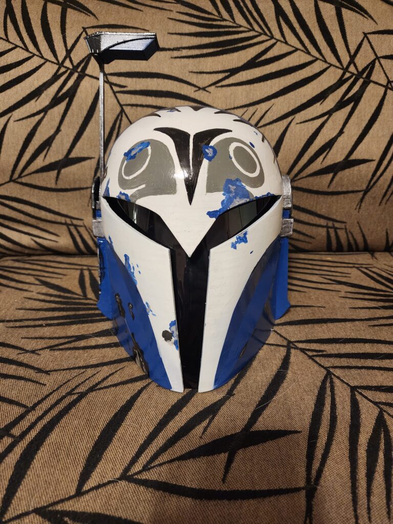 Custom cosplay 3D printed Disney Mandalorian bo katan helmet