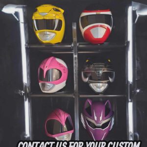 Custom Black Cosmic Fury Power Ranger Cosplay Helmet | 3D Printed Helmet Made to Order