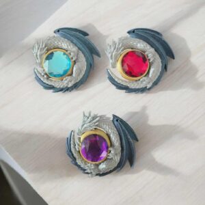 Dragon Medallion - Blue